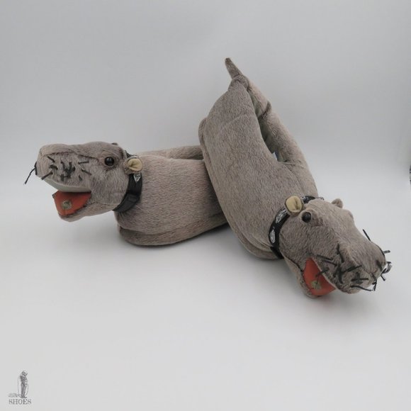 CBS Studios - NCIS Bert the Farting Hippo Slippers - Picture 7 of 15